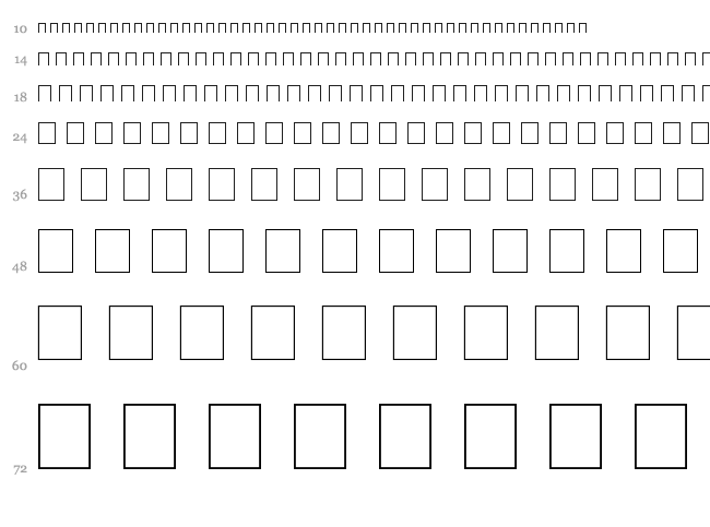 Genetic Engine font waterfall